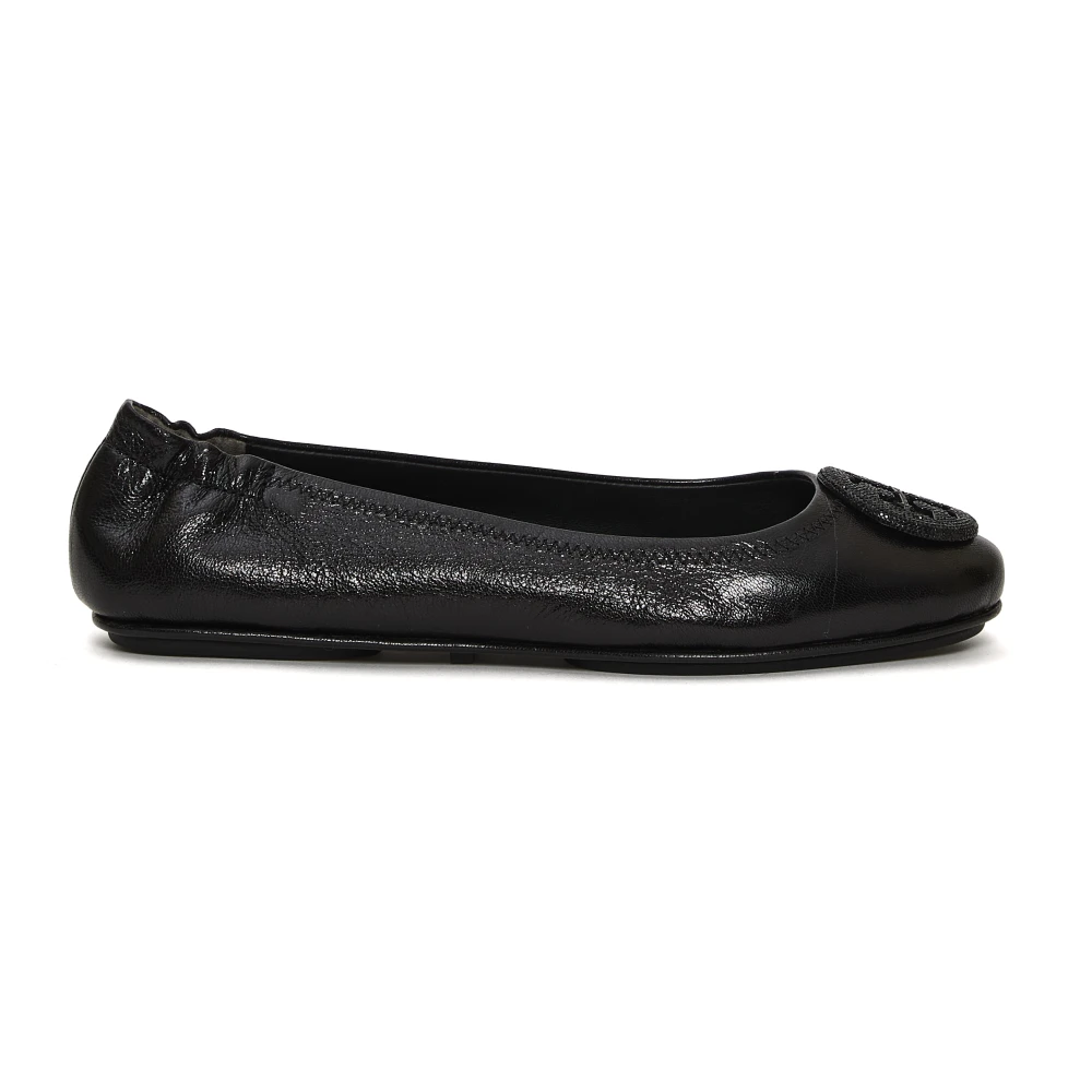 TORY BURCH Zwarte Glitter Ballerina Schoenen Black Dames