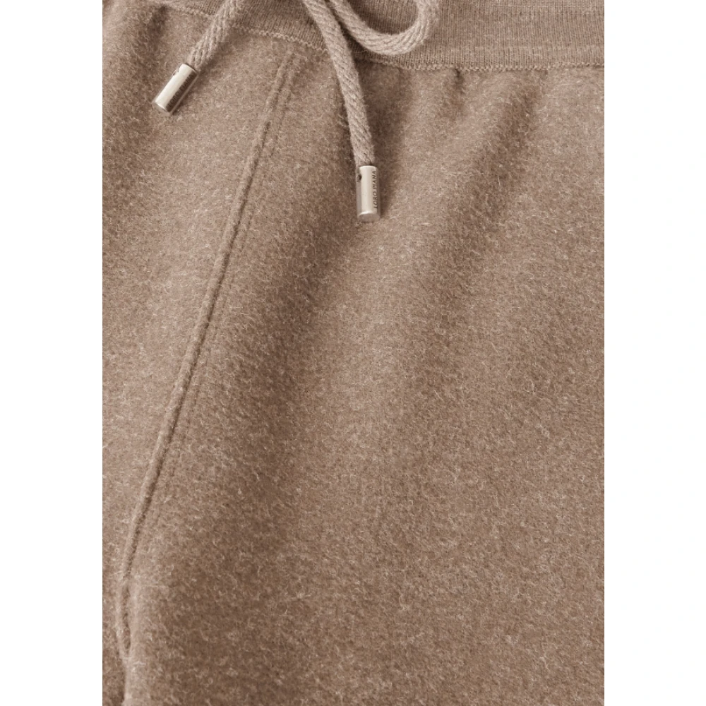 Loro Piana Beige Joggers met Unieke Textuur Beige Dames