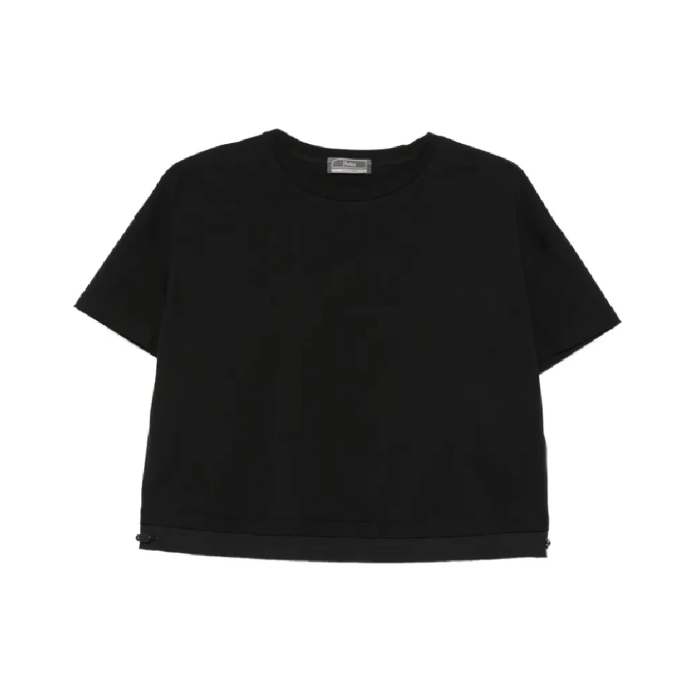Herno Women's Black Knitwear - T-Shirts - Xl - Tops