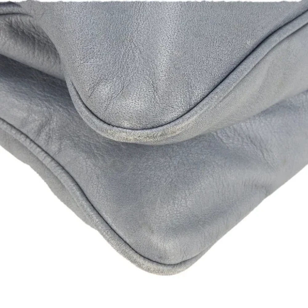 Bally Pre-owned Leather shoulder-bags Blue Dames