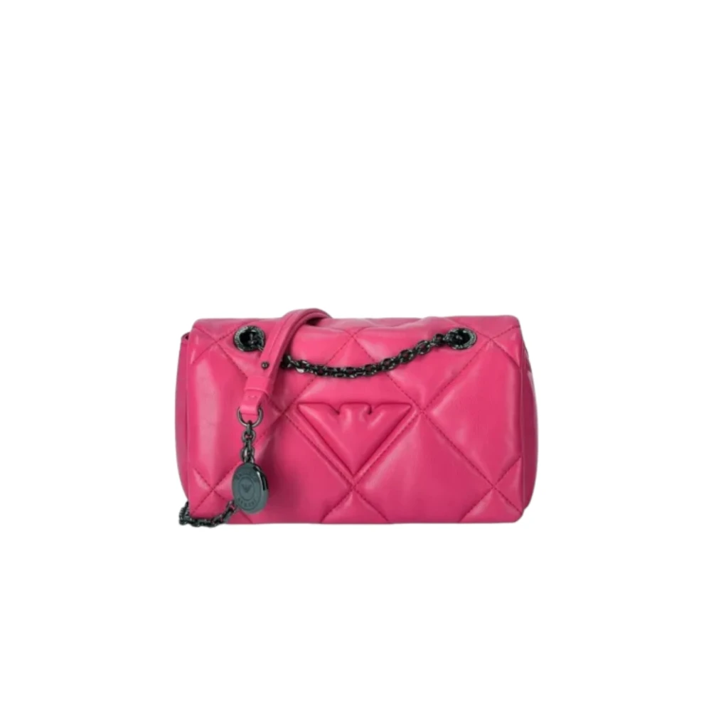 Emporio Armani Women's Pink Cross Body Bags, One Size, Stylish Leather Wallet