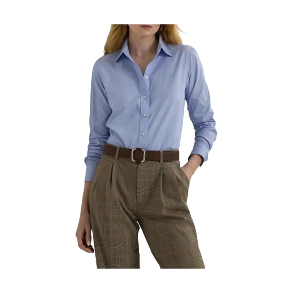 Ralph Lauren Jamelko Lange Mouw Knopen Voor Shirt Blue Dames
