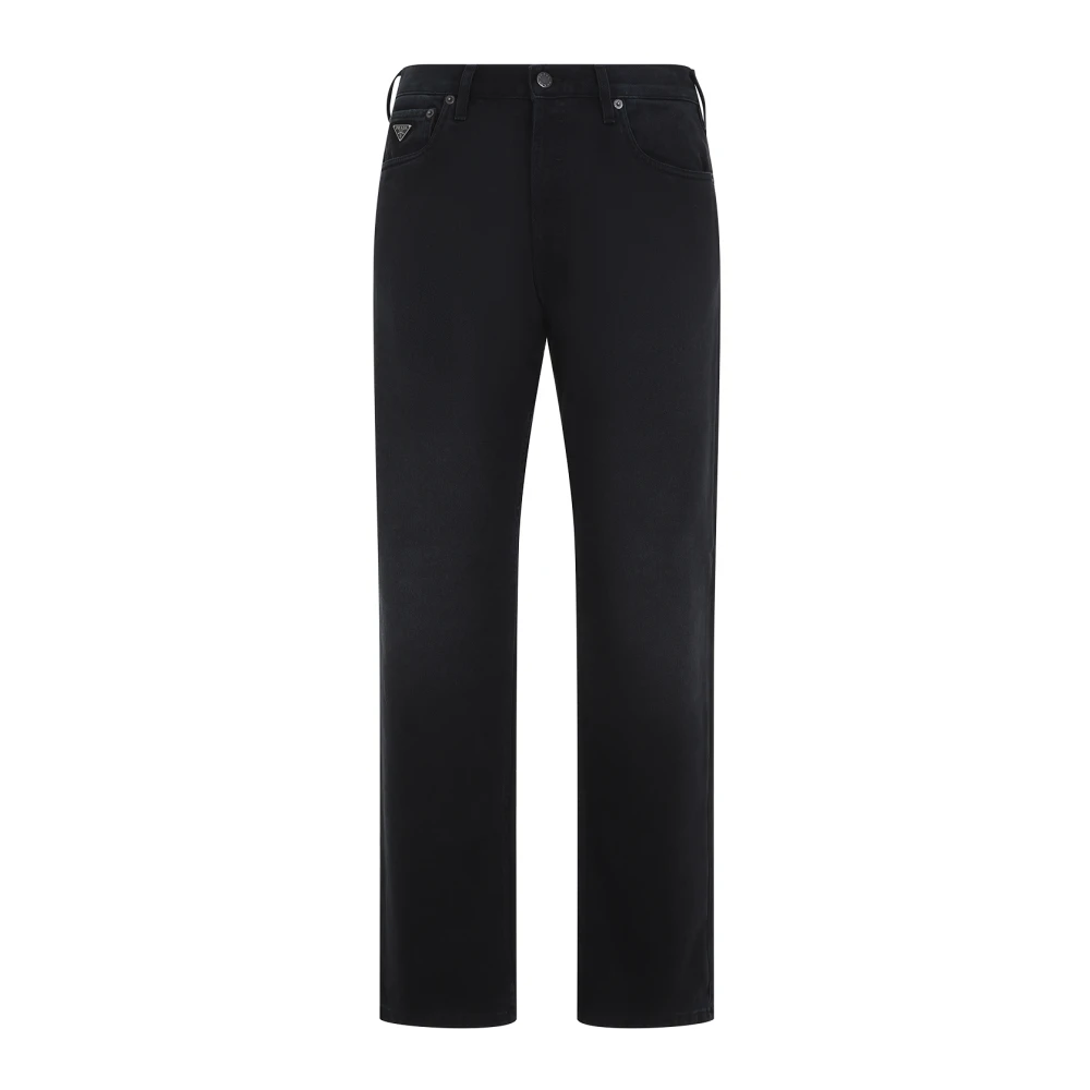 Prada Men's Black Slim Fit Jeans, W31, Jeans For