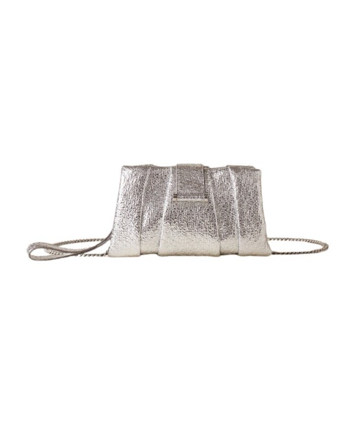 embossed-fabric-shoulder-bag-with-chain