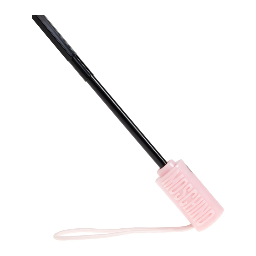 Moschino Opvouwbare paraplu met logo Pink Unisex