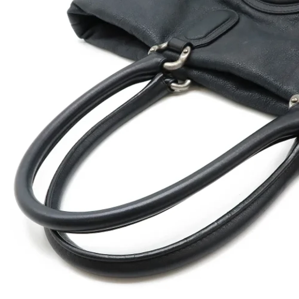 Chanel Vintage Pre-owned Fabric handbags Black Dames