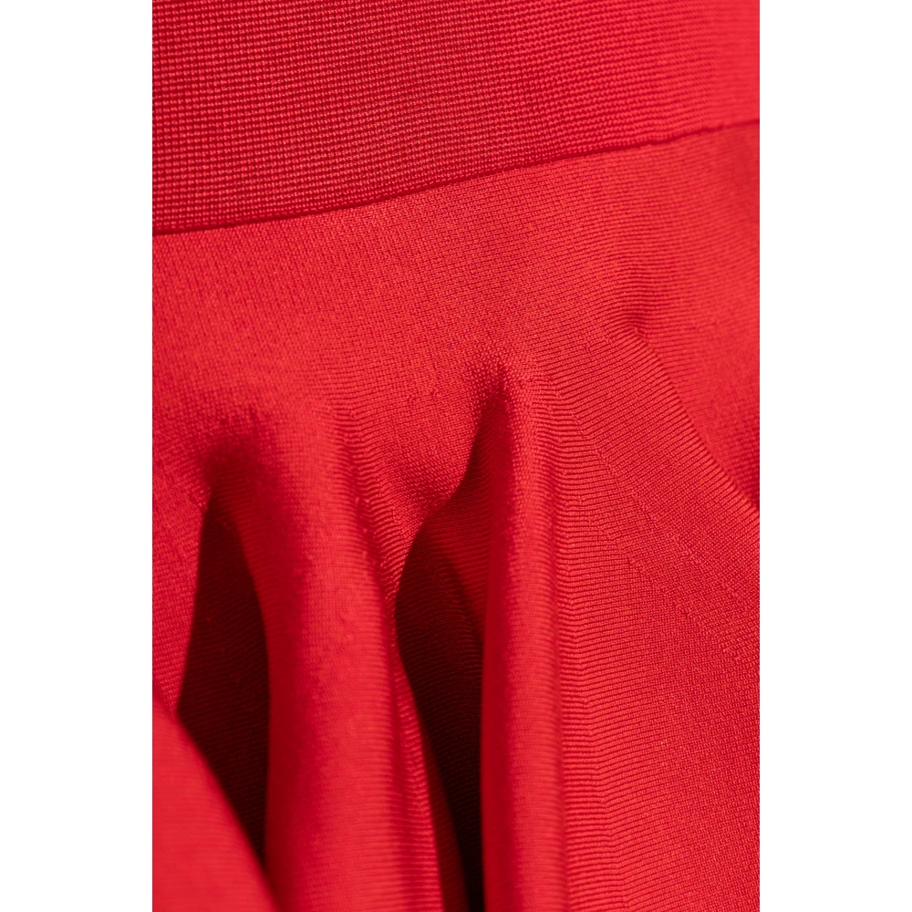 Alaïa Mouwloze jurk Red Dames
