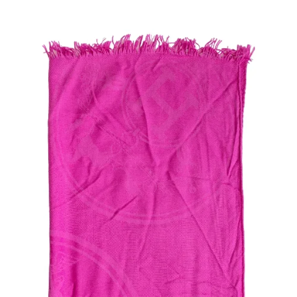 Hermès Vintage Pre-owned Silk scarves Pink Dames