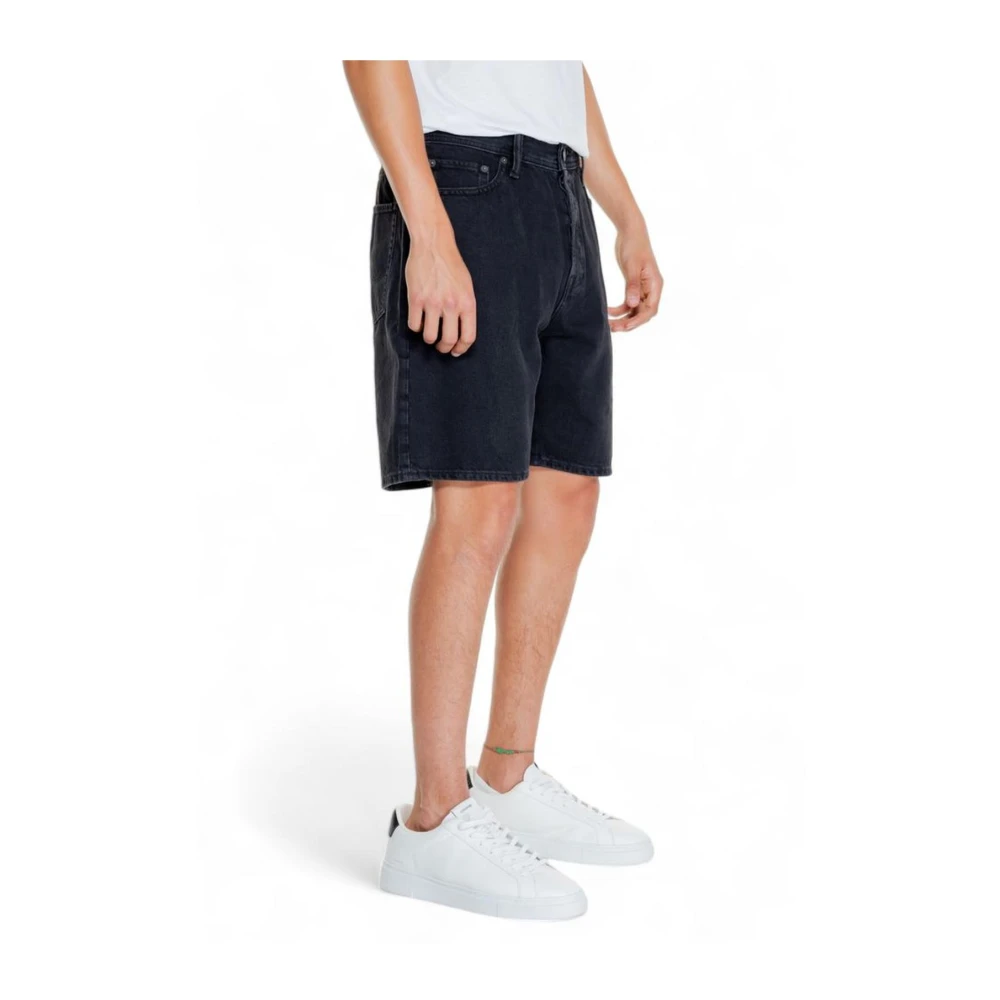 jack & jones Katoenen Bermuda Shorts Collectie Lente Zomer Black Heren