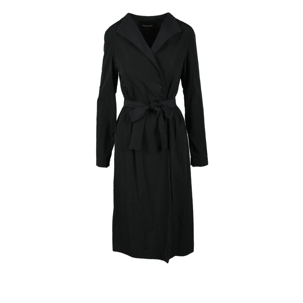 Fabiana Filippi Elegante jurk in polyamide Black Dames