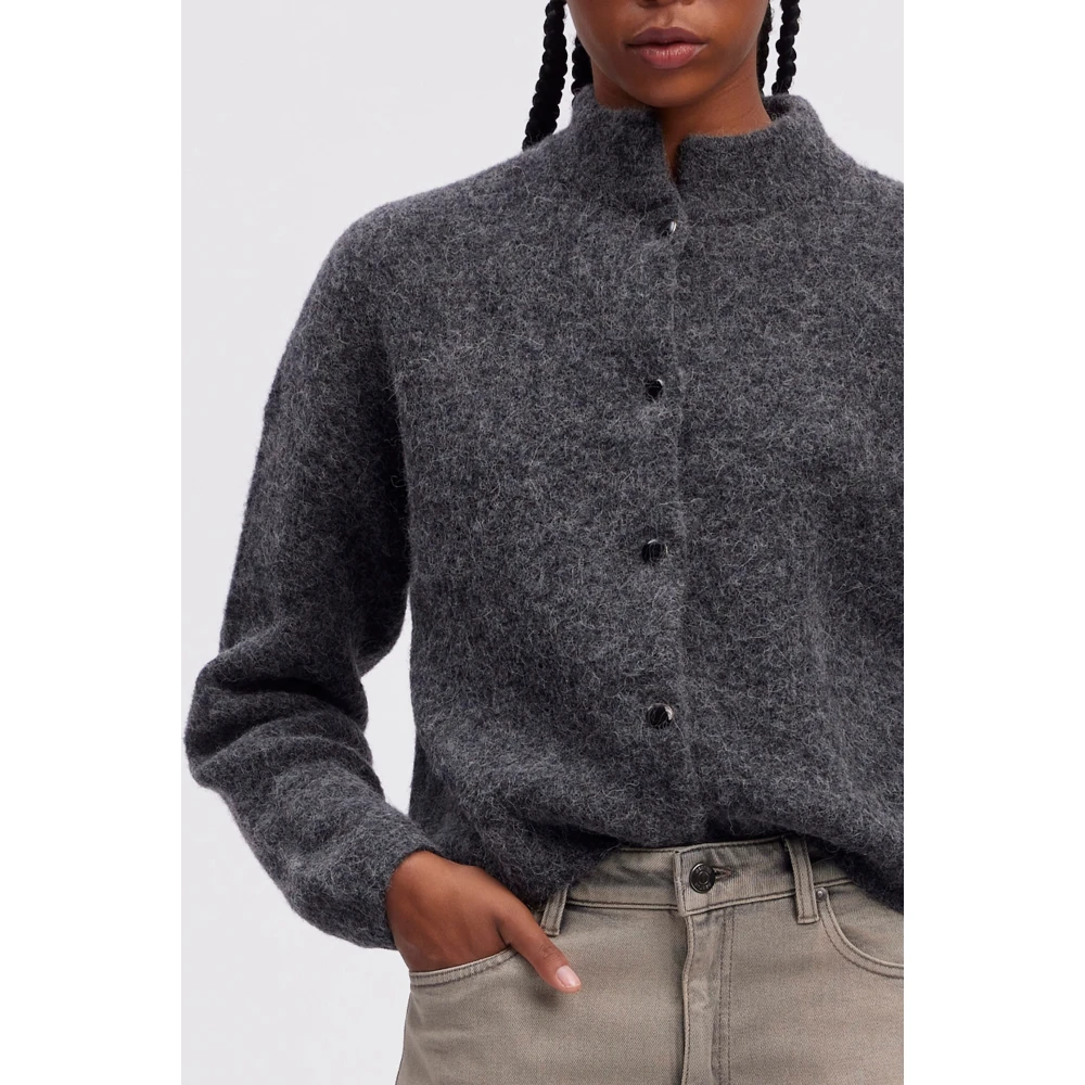Gestuz Kort Cardigan Gray Dames