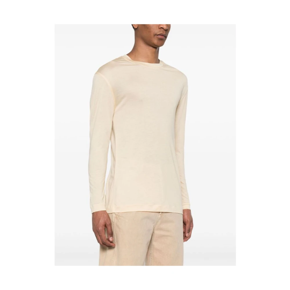 Lemaire Round-neck Knitwear Yellow Dames