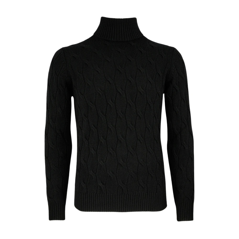 Filippo De Laurentiis Elegant Turtleneck Sweater Blue Heren