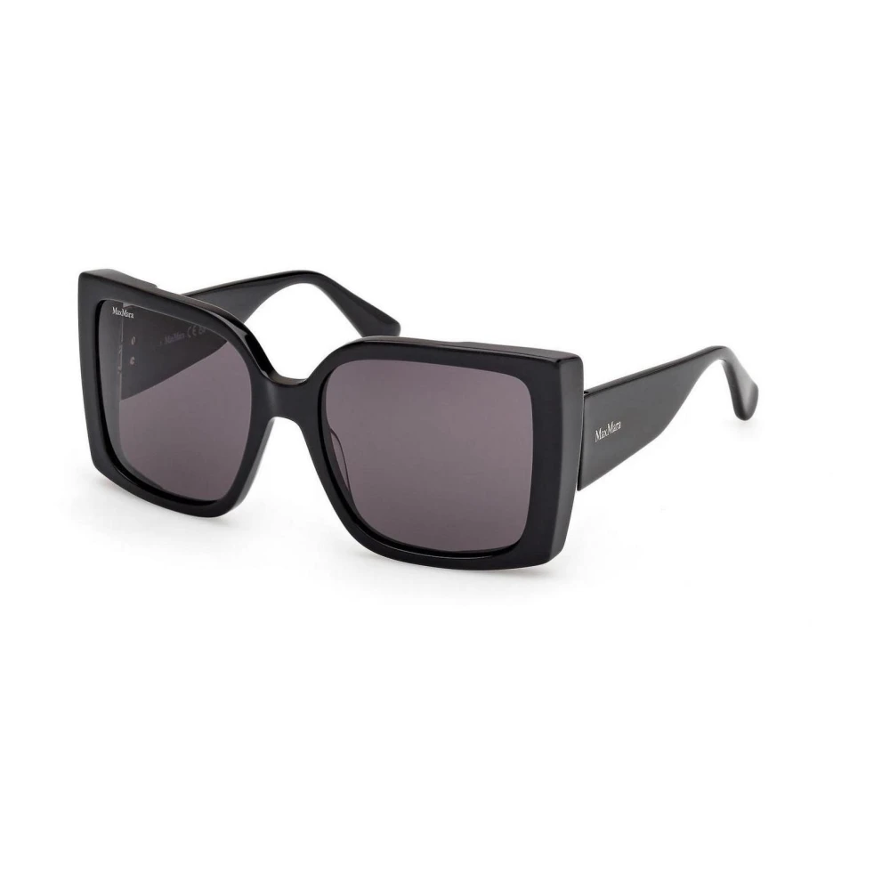 Max Mara Women's Black Sunglasses, 56 Mm, Square Frame Sunglasses