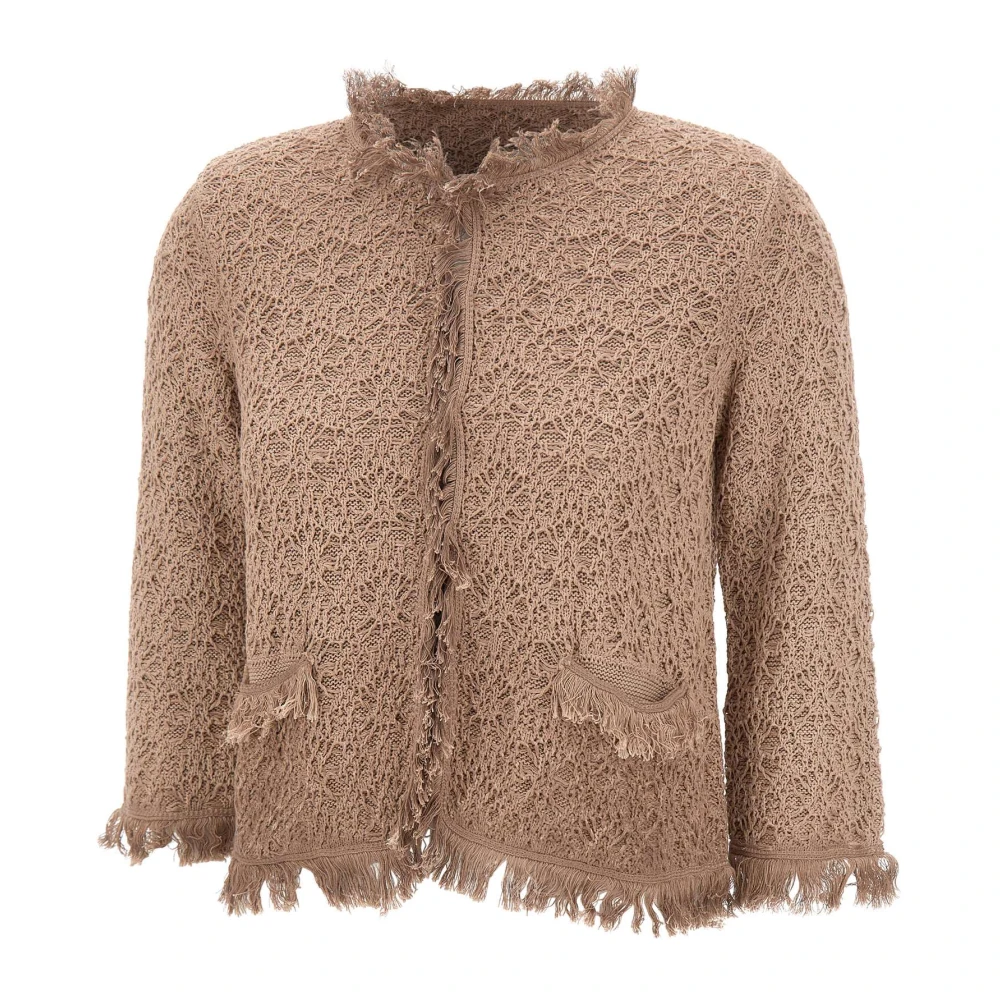 Kangra Brown Cardigans, Female, S, Jumpers