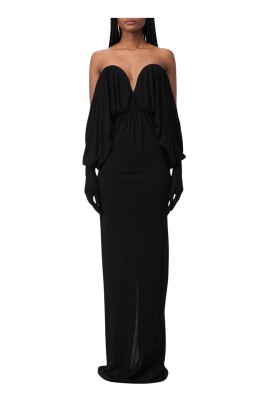 elegant-black-maxi-dress-sweetheart-neckline