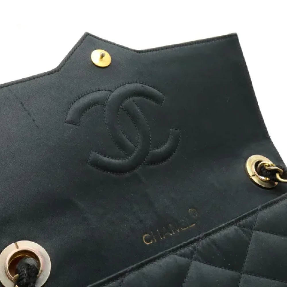 Chanel Vintage Pre-owned Canvas chanel-bags Black Dames