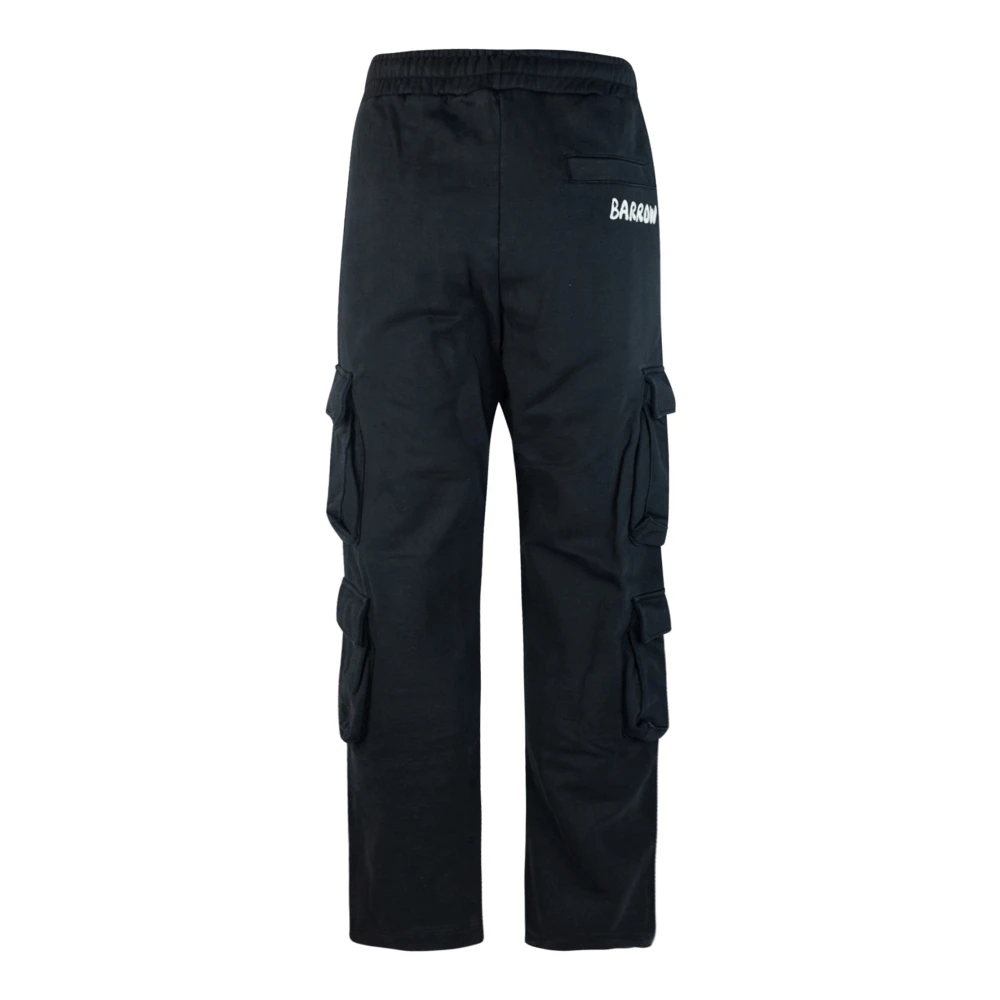Barrow Cargo Broek met Trekkoord en Elastische Taille Black Heren