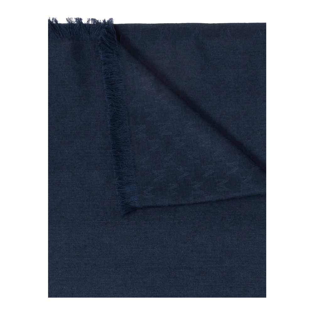 Max Mara Sjaal Umes Blue Dames