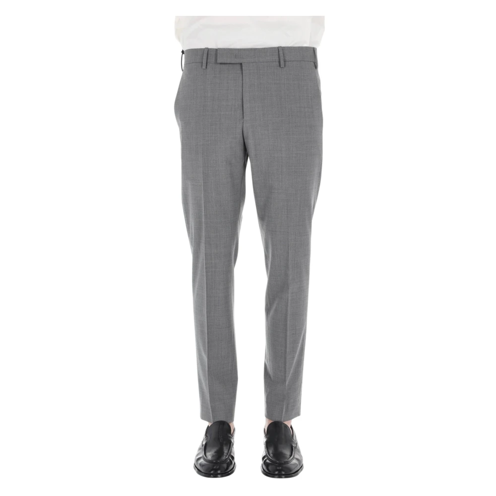 Pt Torino Mannelijk Grijs Broeken Heren, 2XL, Wol, Dieci Fit Broek