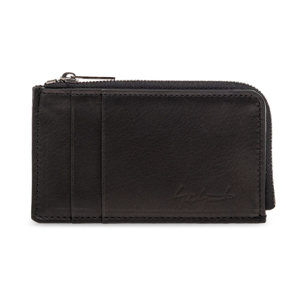Yohji Yamamoto Kaarthouder met logo Black Unisex