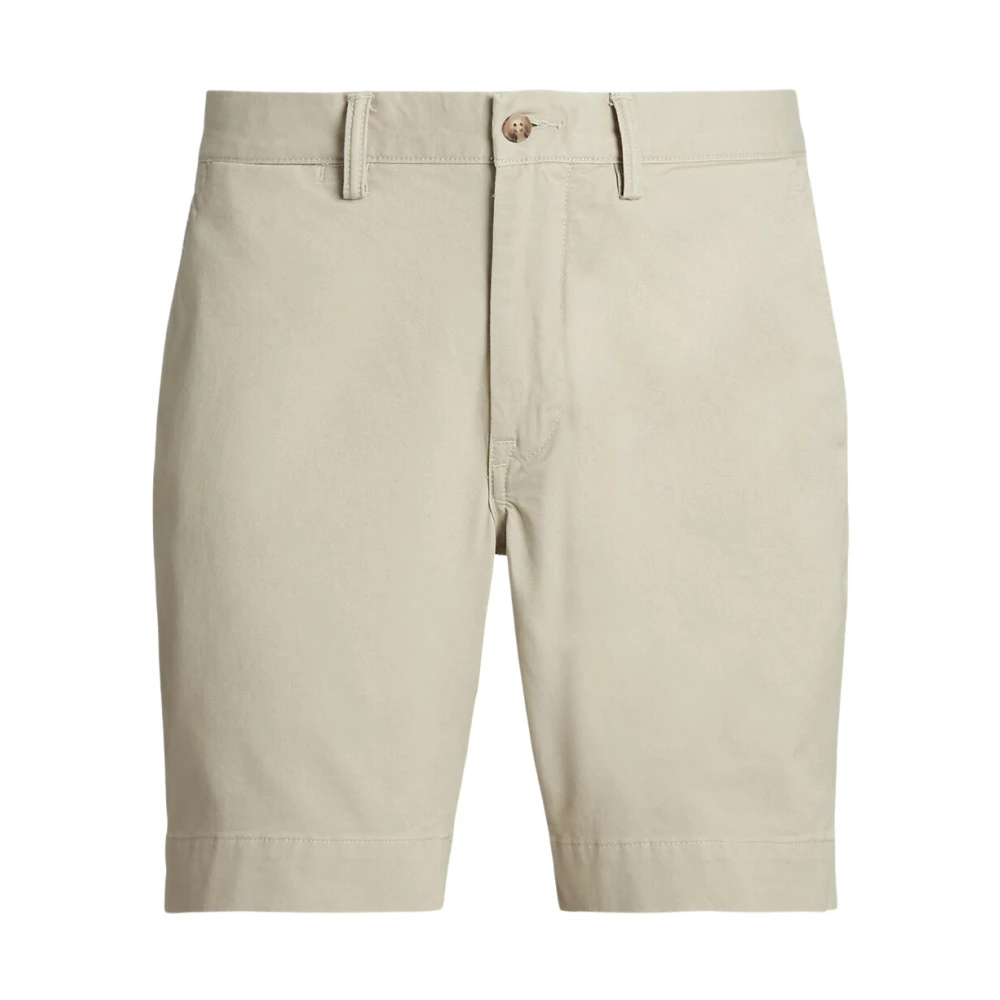 Polo Ralph Lauren Herr Beige Shorts W36, Bomull, Straight Fit Stretch Chino Shorts