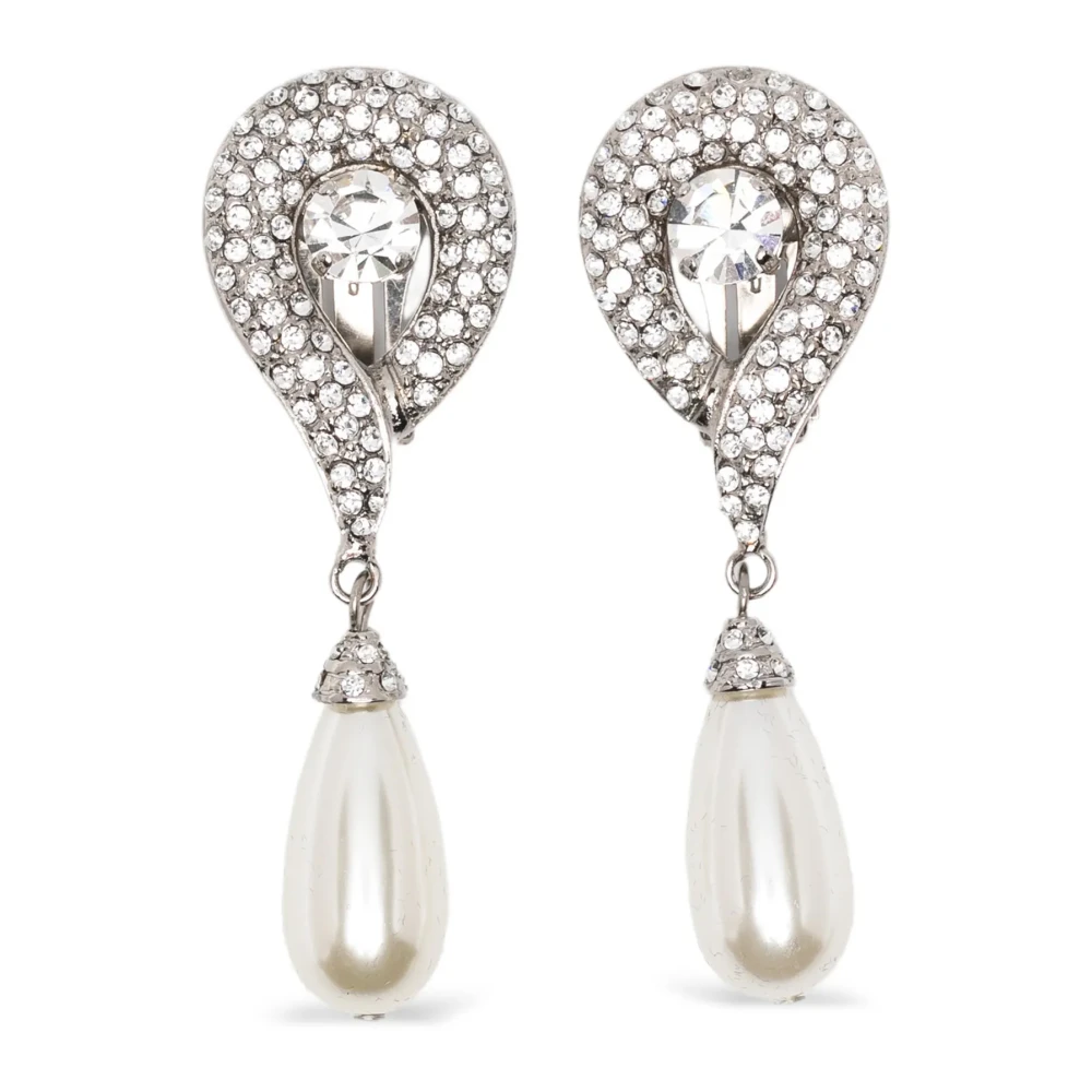 Alessandra Rich Women's Gray Earrings
