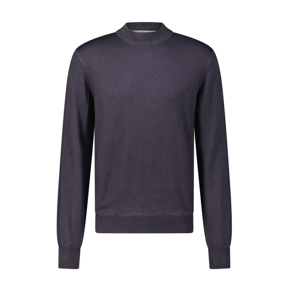 Gran Sasso Wollen Gebreide Trui Casual Stijl Gray Heren
