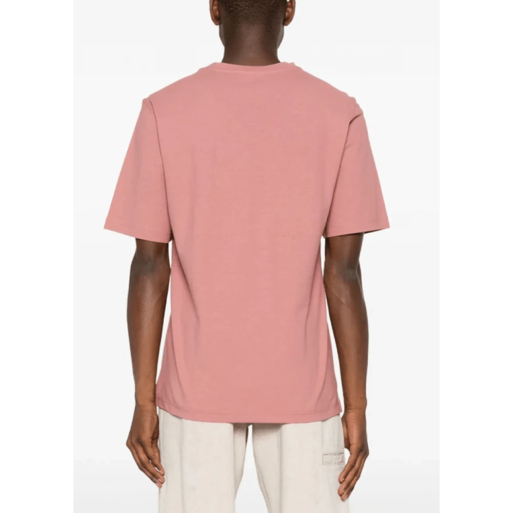 Lardini Roze Katoenen T-shirt Lichtgewicht Jersey Pink Heren