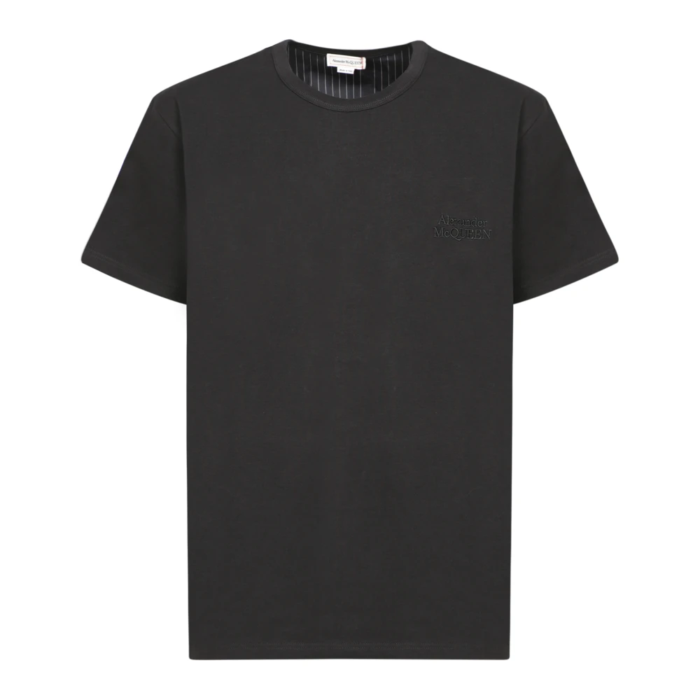 Alexander mcqueen Zwarte T-shirt voor mannen Black Heren