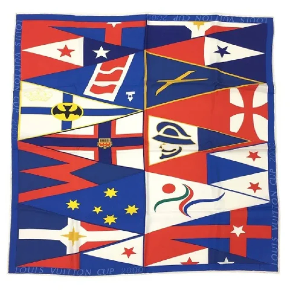 Louis Vuitton Vintage Pre-owned Silk scarves Multicolor Dames