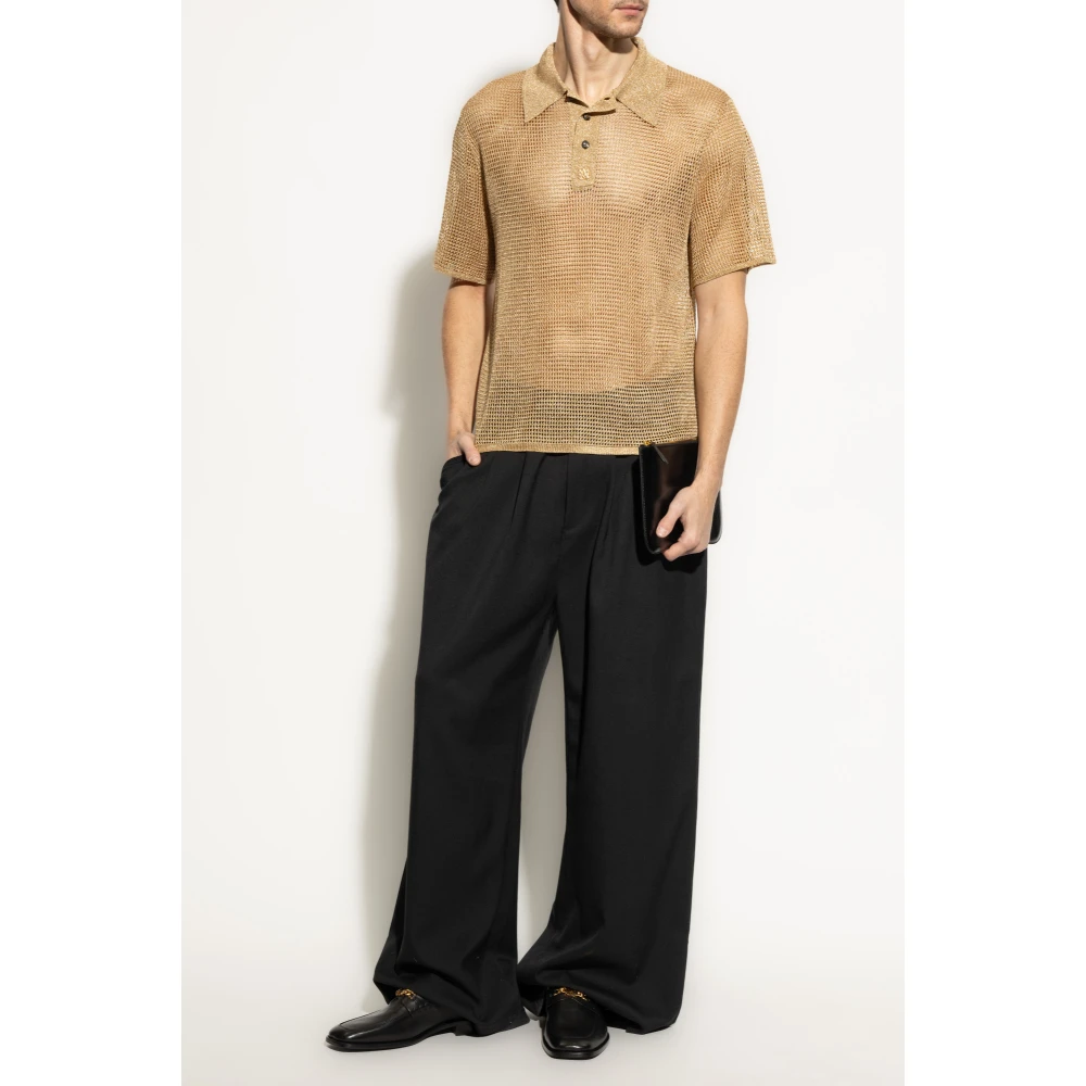 Amiri Polo met logo Yellow Heren