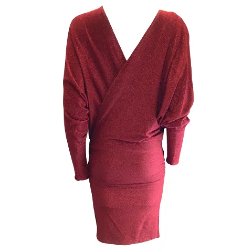 Alexandre Vauthier Pre-owned Fabric dresses Red Dames