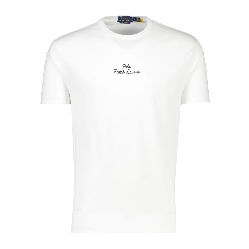 Polo Ralph Lauren Klassieke Pasvorm Wit T-shirt Katoen White Heren