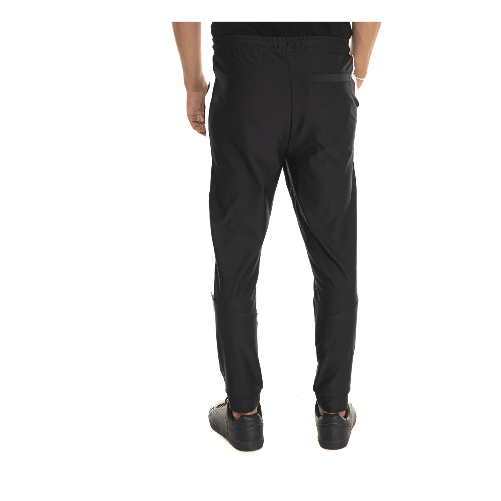 Boss Drawstring Overalls Broek met Zakken Black Heren