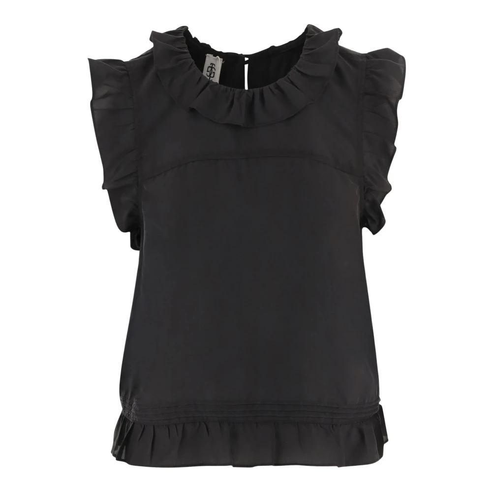 The Garment Black Blouses, Female, Xs, Silk Top