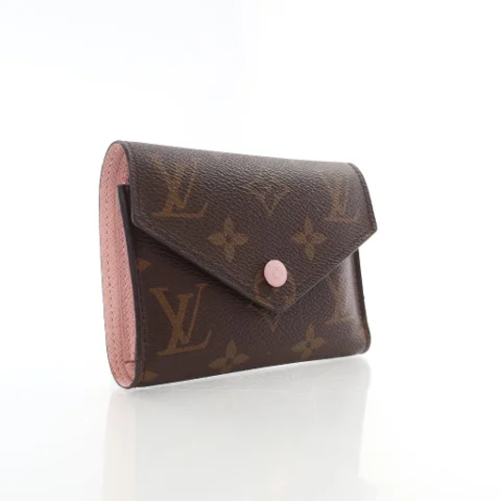 Louis Vuitton Vintage Pre-owned Coated canvas wallets Brown Dames