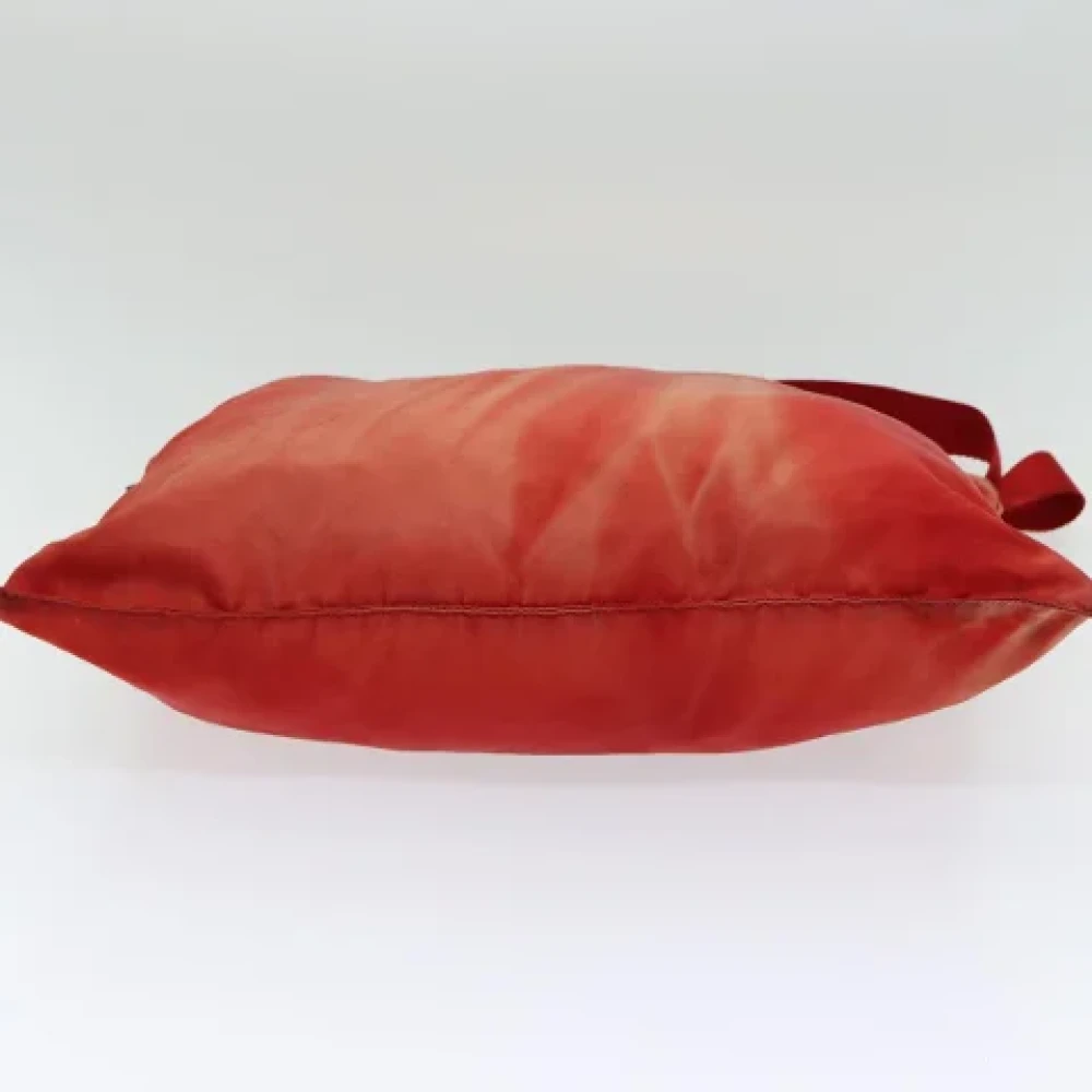 Prada Vintage Pre-owned Nylon totes Red Dames