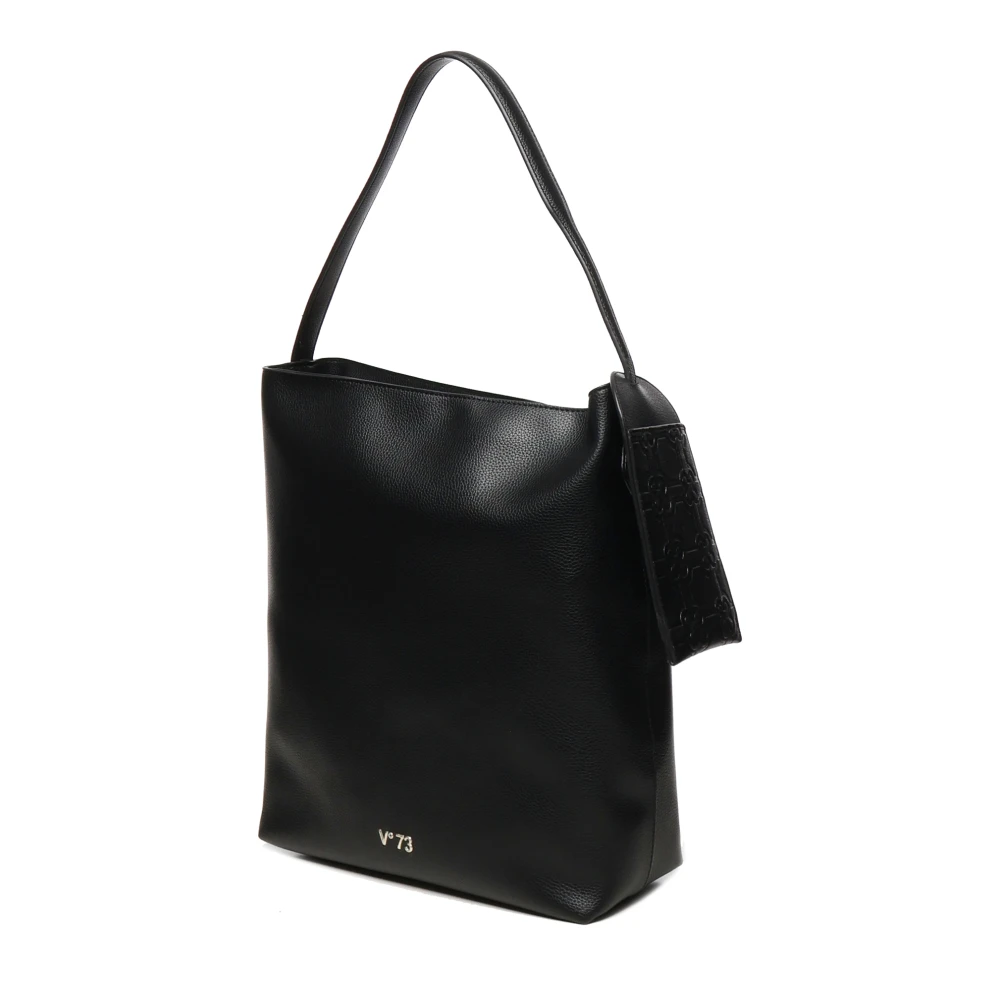 V73 Zwarte Ongevoerde Tas met Afneembare Telefoonhouder Black Dames