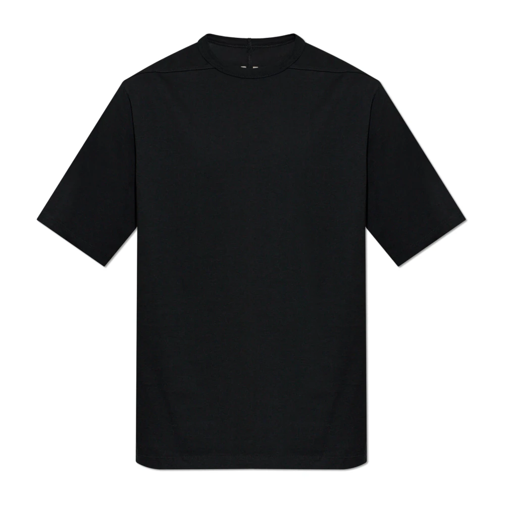 Rick Owens Black T-Shirts, Male, S, Brad T Crew Neck T-Shirt