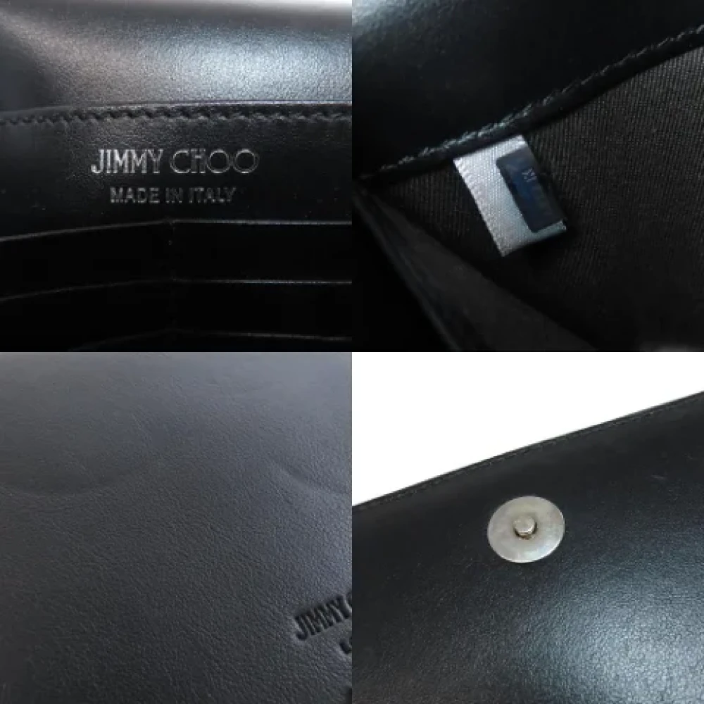 Jimmy Choo Pre-owned Leather shoulder-bags Black Dames