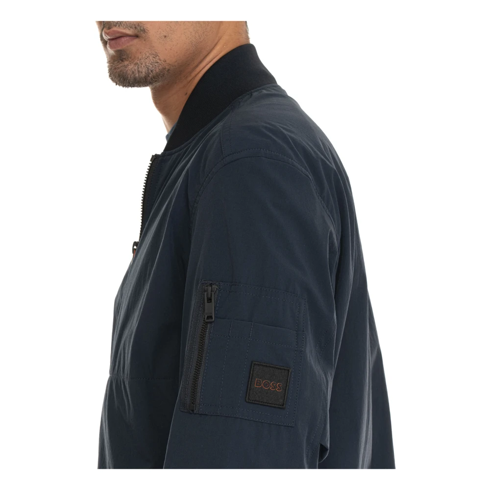 Boss Warme Winter Puffer Jacket Blue Heren