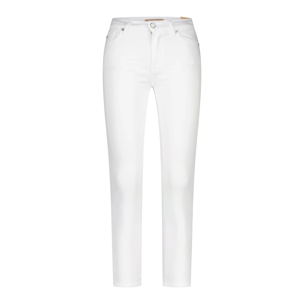 7 For All Mankind Slim-Fit Ankel Jeans Roxanne White, Dam