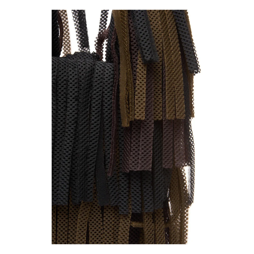 La Milanesa Fringed Neopreen Schoudertas Multicolor Dames