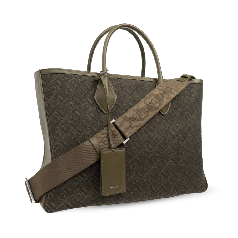 Salvatore Ferragamo Tas type shopper Green Heren
