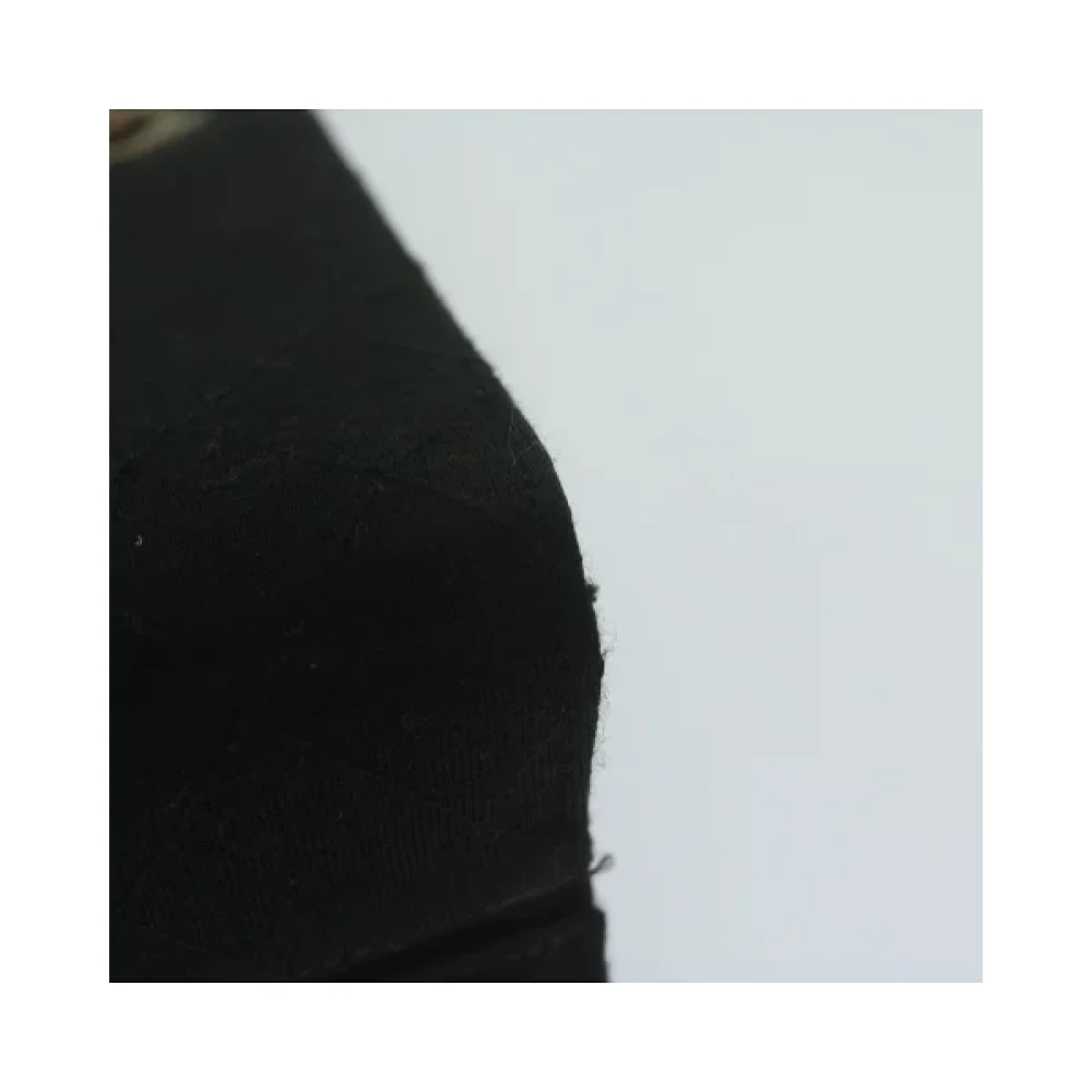 Chanel Vintage Pre-owned Cotton chanel-bags Black Dames