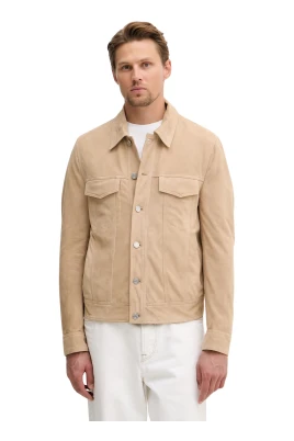 Mocka jacka i jeansstil