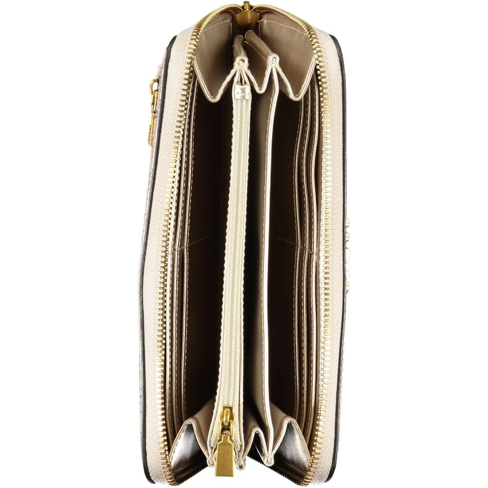 Guess Chique Beige Portemonnee met Meerdere Vakken Beige Dames