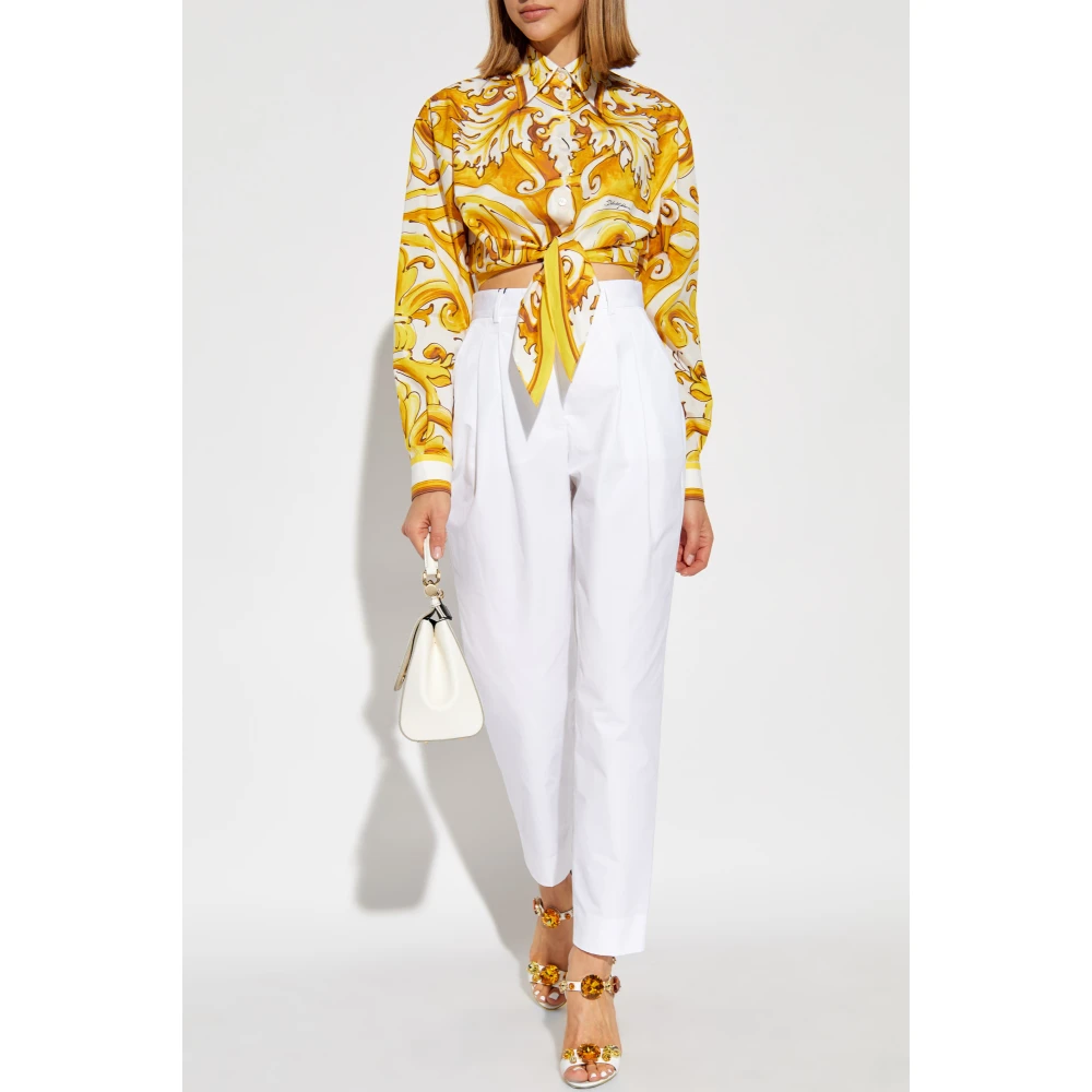 Dolce & Gabbana Gestreept overhemd Multicolor Dames