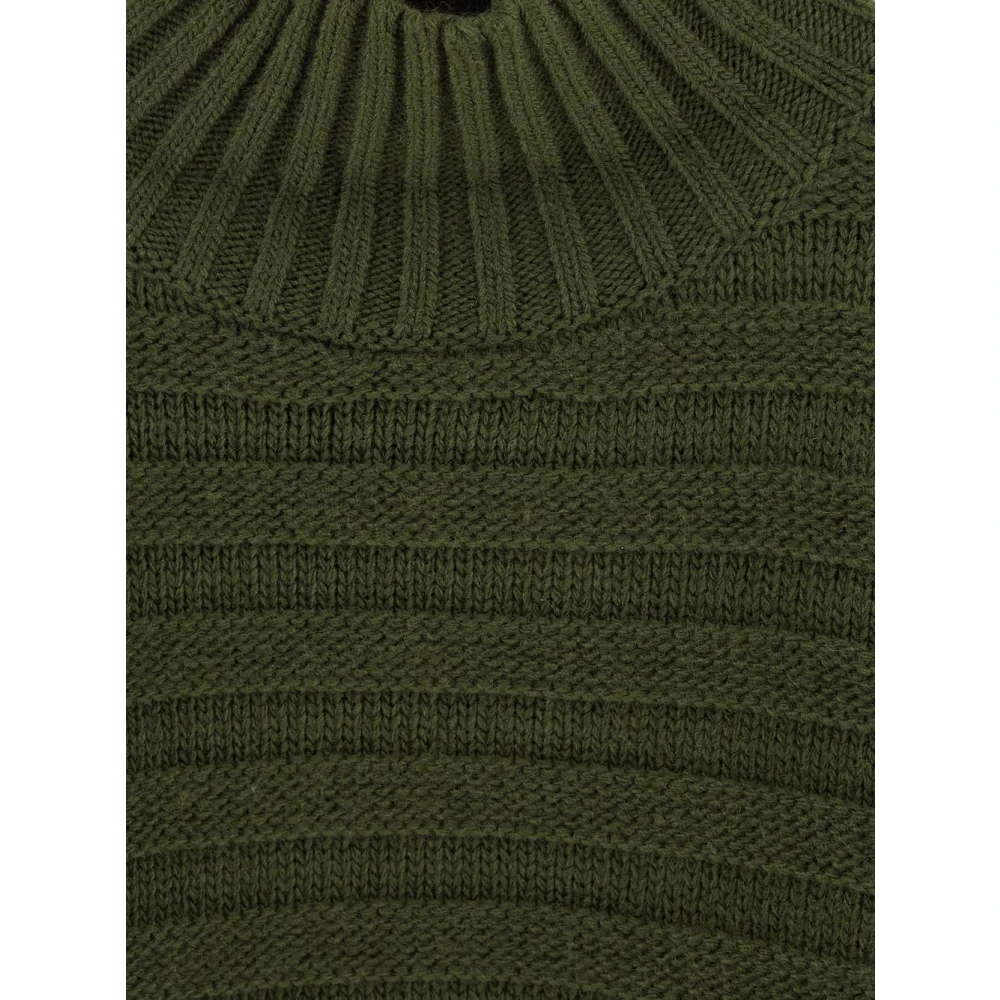 MM6 Maison Margiela Wollen Turtleneck Gebreid Green Heren